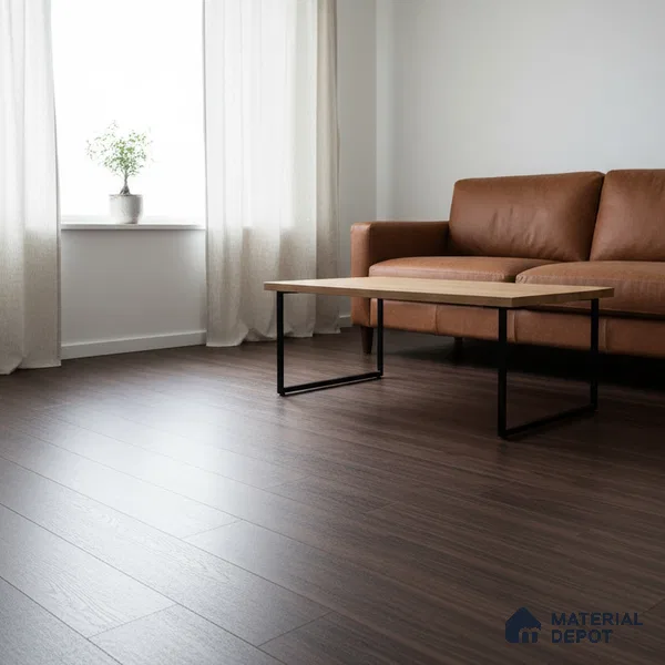 Australian IPE Crystal Finish Vinyl Flooring | VF 00155 | 3 ft x 6 Inch - 2 mm | UV Coated Suitable For Bedroom, Office & Indoor Sports Area