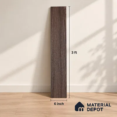 Australian IPE Crystal Finish Vinyl Flooring | VF 00155 | 3 ft x 6 Inch - 2 mm | UV Coated Suitable For Bedroom, Office & Indoor Sports Area