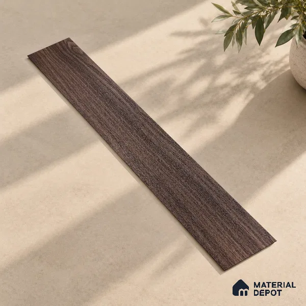 Australian IPE Crystal Finish Vinyl Flooring | VF 00155 | 3 ft x 6 Inch - 2 mm | UV Coated Suitable For Bedroom, Office & Indoor Sports Area