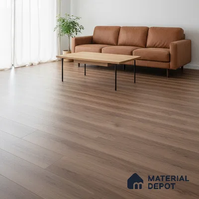 Malasian Pine Crystal Finish Vinyl Flooring | VF 00157 | 3 ft x 6 Inch - 2 mm | UV Coated Suitable For Bedroom, Office & Indoor Sports Area