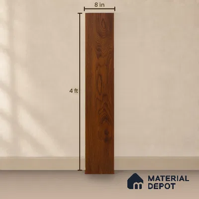 HDF Laminate Wood Floor 4 ft x 7.8 inch - 12 mm | LF 00269 | 10-Year Residential Warranty AC4 Grade | Arc Click DIY Installation With Wax Coating | Paper Joint Groove | Suitable For Living Room, Bedroom & Office