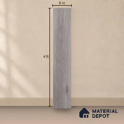 HDF Laminate Wood Floor 4 ft x 7.8 inch - 12 mm | LF 00270 | 10-Year Residential Warranty AC4 Grade | Arc Click DIY Installation With Wax Coating | Paper Joint Groove | Suitable For Living Room, Bedroom & Office