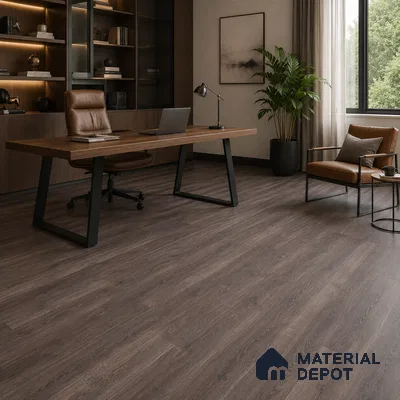 Rustik Cedar Crystal Finish Vinyl Flooring | VF 00138 | 3 ft x 6 Inch - 1.5 mm | UV Coated Suitable For Bedroom, Office & Indoor Sports Area