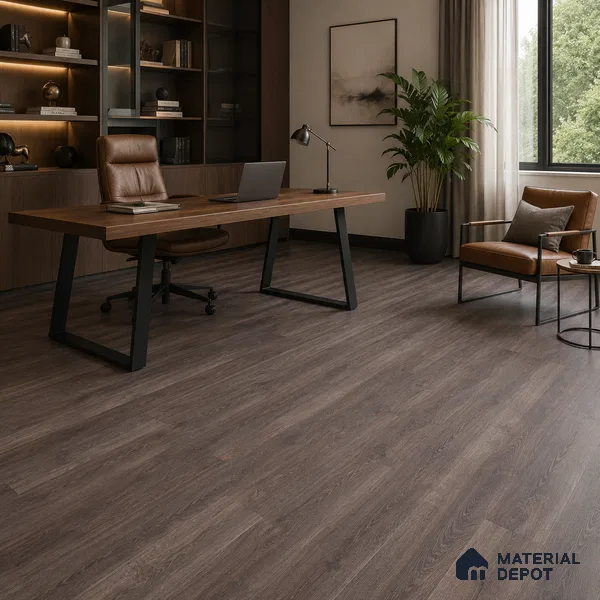 Rustik Cedar Crystal Finish Vinyl Flooring | VF 00138 | 3 ft x 6 Inch - 1.5 mm | UV Coated Suitable For Bedroom, Office & Indoor Sports Area