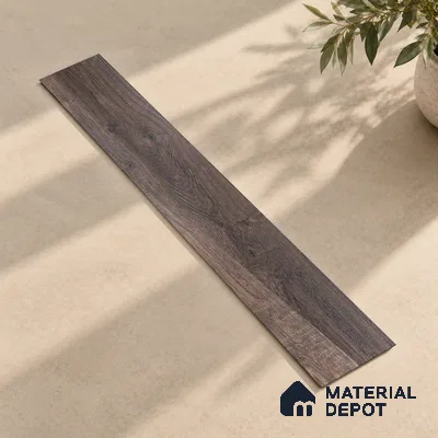 Rustik Cedar Crystal Finish Vinyl Flooring | VF 00138 | 3 ft x 6 Inch - 1.5 mm | UV Coated Suitable For Bedroom, Office & Indoor Sports Area