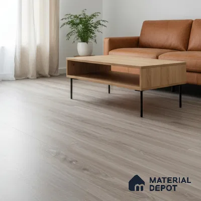 Ash Blonde Crystal Finish Vinyl Flooring | VF 00140 | 3 ft x 6 Inch - 1.5 mm | UV Coated Suitable For Bedroom, Office & Indoor Sports Area