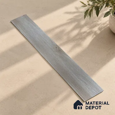 Ash Blonde Crystal Finish Vinyl Flooring | VF 00140 | 3 ft x 6 Inch - 1.5 mm | UV Coated Suitable For Bedroom, Office & Indoor Sports Area