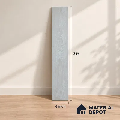 Pearl Mist Crystal Finish Vinyl Flooring | VF 00143 | 3 ft x 6 Inch - 1.5 mm | UV Coated Suitable For Bedroom, Office & Indoor Sports Area