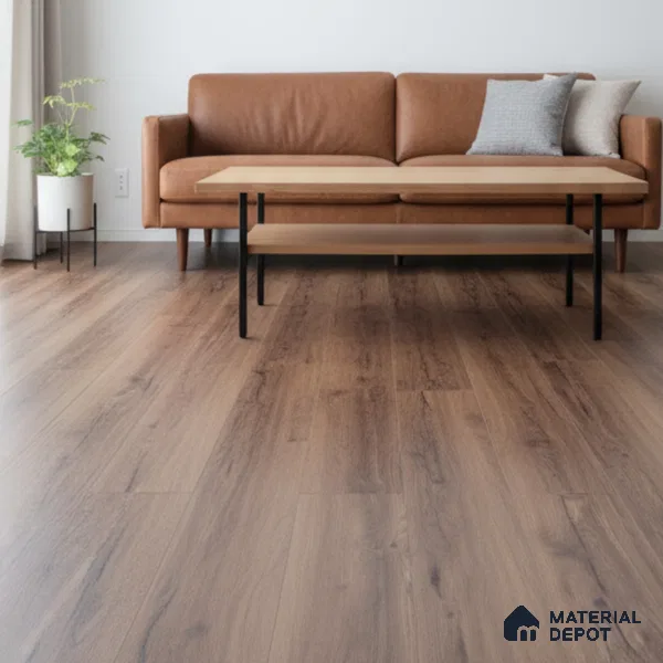 Wenge Crystal Finish Vinyl Flooring | VF 00147 | 3 ft x 6 Inch - 1.5 mm | UV Coated Suitable For Bedroom, Office & Indoor Sports Area