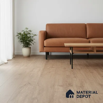 Honey Pine Crystal Finish Vinyl Flooring | VF 00149 | 3 ft x 6 Inch - 1.5 mm | UV Coated Suitable For Bedroom, Office & Indoor Sports Area