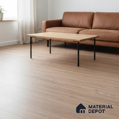 African Oak Crystal Finish Vinyl Flooring | VF 00150 | 3 ft x 6 Inch - 1.5 mm | UV Coated Suitable For Bedroom, Office & Indoor Sports Area