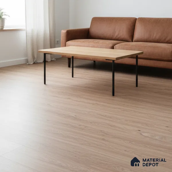 African Oak Crystal Finish Vinyl Flooring | VF 00150 | 3 ft x 6 Inch - 1.5 mm | UV Coated Suitable For Bedroom, Office & Indoor Sports Area