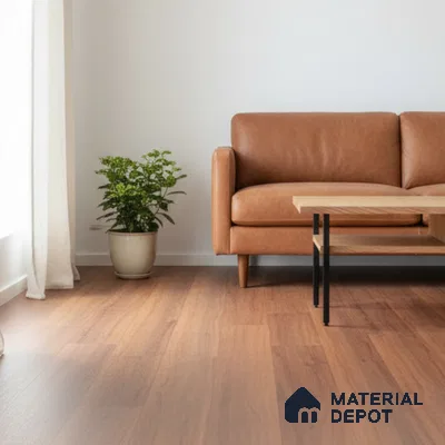 Cedar Crystal Finish Vinyl Flooring | VF 00118 | 3 ft x 6 Inch - 1.5 mm | UV Coated Suitable For Bedroom, Office & Indoor Sports Area