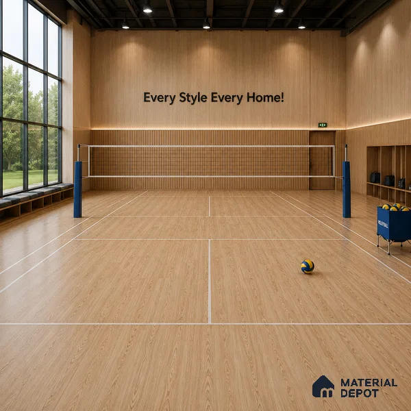 Noble Wood Crystal Finish Vinyl Flooring | VF 00122 | 3 ft x 6 Inch - 1.5 mm | UV Coated Suitable For Bedroom, Office & Indoor Sports Area