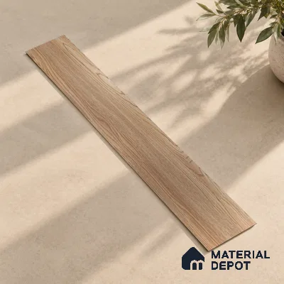 Noble Wood Crystal Finish Vinyl Flooring | VF 00122 | 3 ft x 6 Inch - 1.5 mm | UV Coated Suitable For Bedroom, Office & Indoor Sports Area