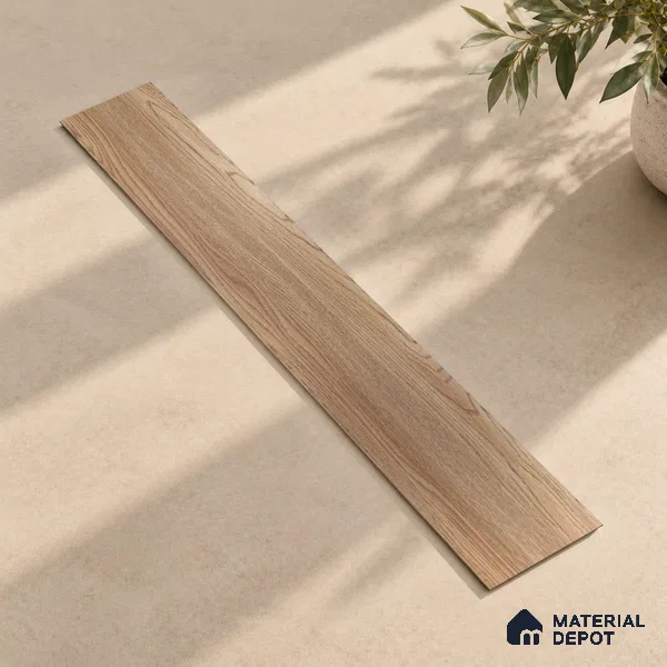 Noble Wood Crystal Finish Vinyl Flooring | VF 00122 | 3 ft x 6 Inch - 1.5 mm | UV Coated Suitable For Bedroom, Office & Indoor Sports Area