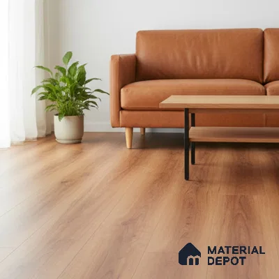 Maderna Wood Crystal Finish Vinyl Flooring | VF 00124 | 3 ft x 6 Inch - 1.5 mm | UV Coated Suitable For Bedroom, Office & Indoor Sports Area