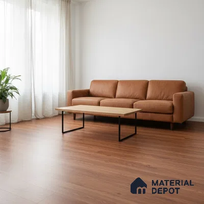 Oak Wood Crystal Finish Vinyl Flooring | VF 00132 | 3 ft x 6 Inch - 2 mm | UV Coated Suitable For Bedroom, Office & Indoor Sports Area