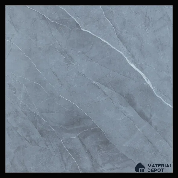 Armani Nero Crystal Finish Vinyl Flooring | VF 00134 | 2 ft x 2 ft - 2 mm | UV Coated Suitable For Bedroom, Office & Indoor Sports Area