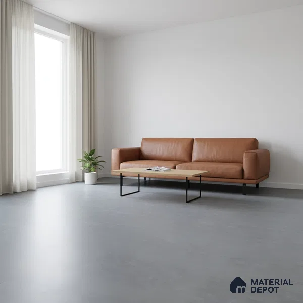 Petra Grey Crystal Finish Vinyl Flooring | VF 00135 | 2 ft x 2 ft - 2 mm | UV Coated Suitable For Bedroom, Office & Indoor Sports Area