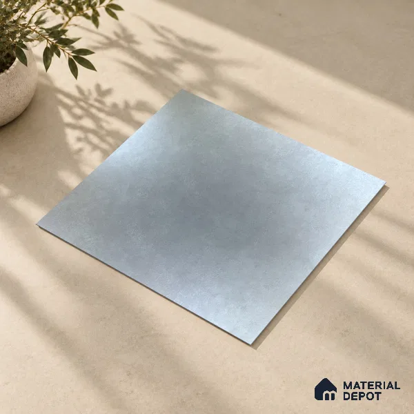 Petra Grey Crystal Finish Vinyl Flooring | VF 00135 | 2 ft x 2 ft - 2 mm | UV Coated Suitable For Bedroom, Office & Indoor Sports Area
