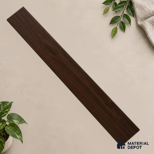 HDF Laminate Wood Floor 4 ft x 8 inch - 8 mm | LF 00243 | Arc Click DIY Installation & Paper Joint Groove | 10-Year Residential Warranty | AC4 Grade | Suitable For Living Room, Bedroom & Office