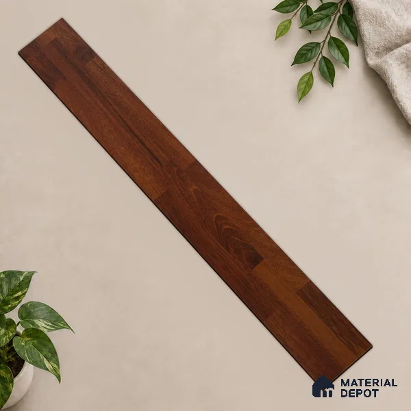 HDF Laminate Wood Floor 4 ft x 8 inch - 8 mm | LF 00255 | Arc Click DIY Installation & Paper Joint Groove | 10-Year Residential Warranty | AC4 Grade | Suitable For Living Room, Bedroom & Office