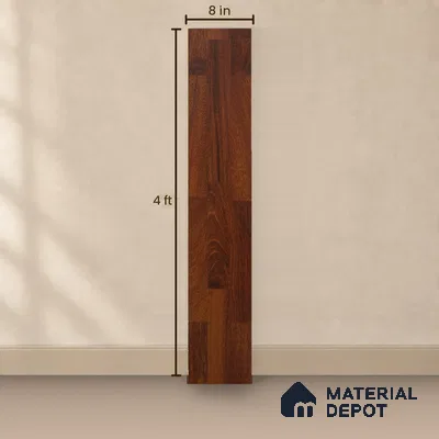HDF Laminate Wood Floor 4 ft x 8 inch - 8 mm | LF 00255 | Arc Click DIY Installation & Paper Joint Groove | 10-Year Residential Warranty | AC4 Grade | Suitable For Living Room, Bedroom & Office