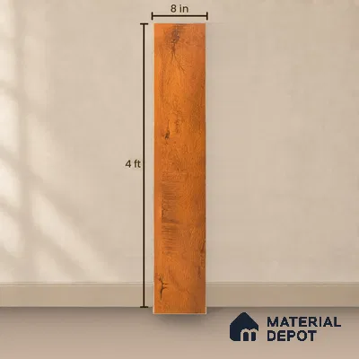 HDF Laminate Wood Floor 4 ft x 7.8 inch - 12 mm | LF 00356 | 10-Year Residential Warranty AC4 Grade | Arc Click DIY Installation With Wax Coating | Paper Joint Groove | Suitable For Living Room, Bedroom & Office