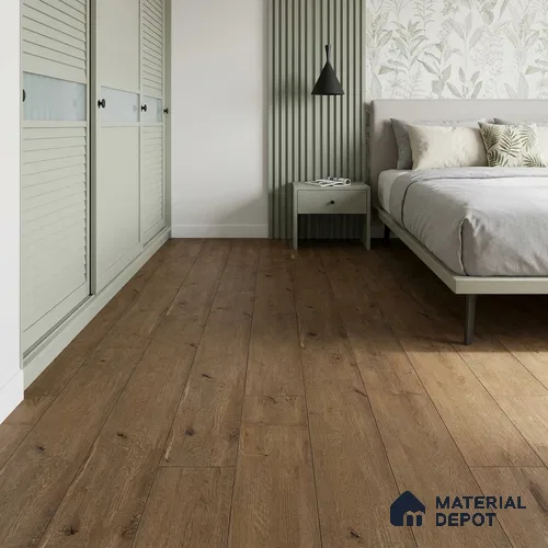 Greenwich Oak Laminate Wood Floor 4.13 ft x 7.55 inch - 8 mm | LF 00352 G | Unilin Patented Locking | AC4 Grade 25-Year Residential Warranty | Suitable For Living Room, Bedroom & Office