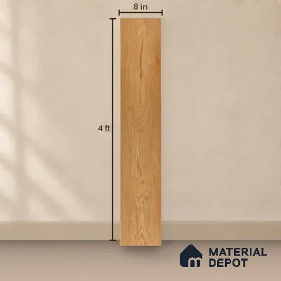 HDF Base Laminate Wood Floor 4 ft x 8 inch - 8 mm | LF 00364 H | 10-Year Residential Warranty | AC4 Grade Wax Coated | Suitable For Living Room, Bedroom & Office