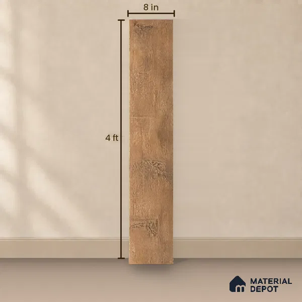 Barn Oak Laminate Wood Floor 4.13 ft x 7.55 inch - 8 mm | LF 00353 E | Unilin Patented Locking | AC4 Grade 25-Year Residential Warranty | Suitable For Living Room, Bedroom & Office