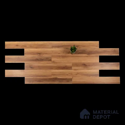 Amber Oak Suede Finish Hybrid Vinyl Flooring | VF 00164 F | 4 ft x 7.2 Inch - 3 mm | Suitable For Bedroom, Office & Indoor Sports Area