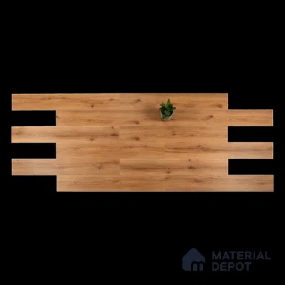 Natural Oak Suede Finish Hybrid Vinyl Flooring | VF 00164 G | 4 ft x 7.2 Inch - 3 mm | Suitable For Bedroom, Office & Indoor Sports Area