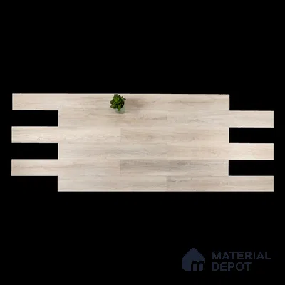 Silver Pine Suede Finish Hybrid Vinyl Flooring | VF 00164 I | 4 ft x 7.2 Inch - 3 mm | Suitable For Bedroom, Office & Indoor Sports Area