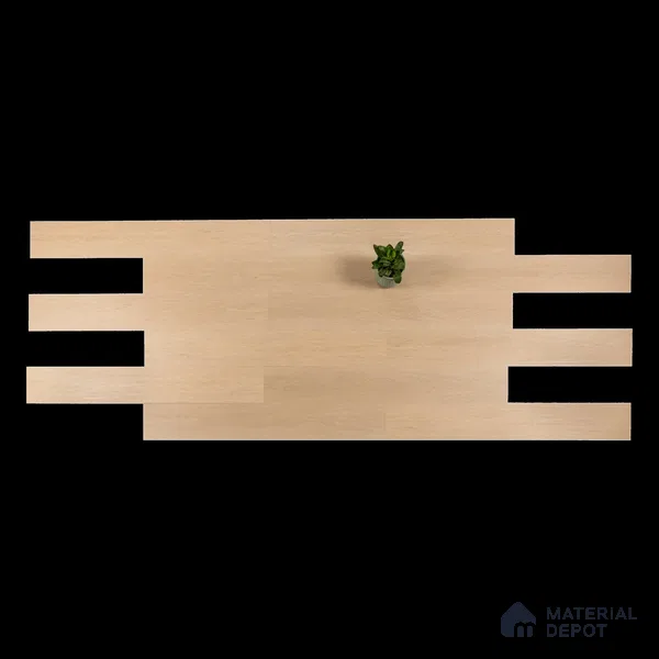 Swiss Oak Suede Finish Hybrid Vinyl Flooring | VF 00164 | 4 ft x 7.2 Inch - 3 mm | Suitable For Bedroom, Office & Indoor Sports Area