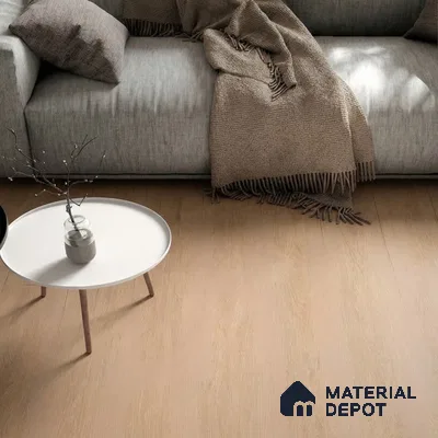 Swiss Oak Suede Finish Hybrid Vinyl Flooring | VF 00164 | 4 ft x 7.2 Inch - 3 mm | Suitable For Bedroom, Office & Indoor Sports Area