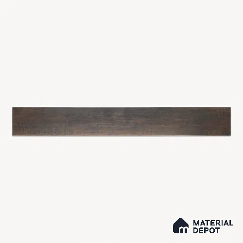 Burnt Hickory Dark Wood Look 4 ft x 7.2 inch - 6.5 mm SPC Flooring | SP 00069 | 10-Year Residential Warranty Click-Lock DIY Installation | Suitable For Kitchen, Living Room & Bedroom