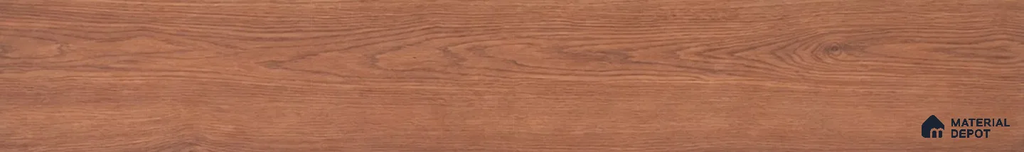 Mahogany Medium Wood Look 4 ft x 7.2 inch - 6.5 mm SPC Flooring | SP 00070 | 10-Year Residential Warranty Click-Lock DIY Installation | Suitable For Kitchen, Living Room & Bedroom