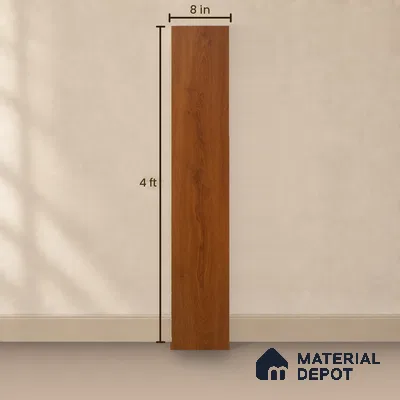 HDF Laminate Wood Floor 4 ft x 8 inch - 8 mm | LF 00286 | 10-Year Residential Warranty AC4 Grade | Arc Click DIY Installation With Wax Coating | Suitable For Living Room, Bedroom & Office