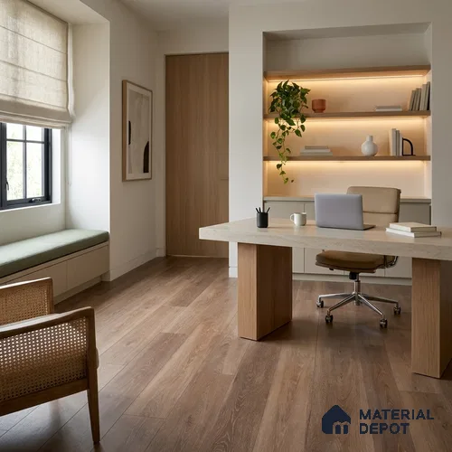 HDF Fish Bone Laminate Wood Floor AC5 Class 33 Grade Chevron Tuscan Harvest Neo LF 00302 D 48 x 12 inch (1220x300 mm) - 8 mm | Natural Wood Grain Surface | V Groove | Unilin Click Locking System Unilin Click Locking System with Moisture Resistant Yellow Backing | European Designs | 12-15 Years Warranty