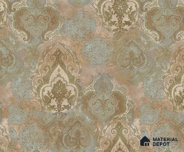 72001-1 | 5 Meter x 42 Inch  Damask Look Wallpaper - 57 Sq. Ft.