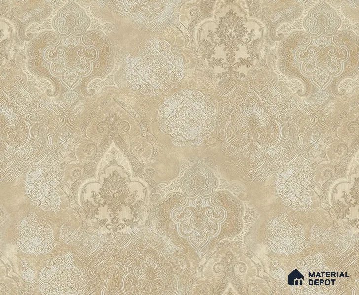 72001-2 | 5 Meter x 42 Inch Damask Look Wallpaper - 57 Sq. Ft.