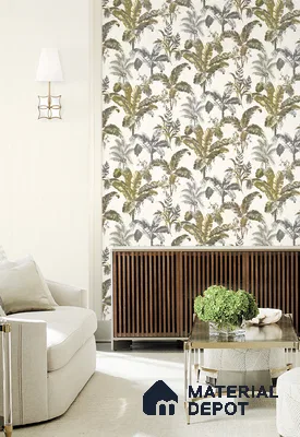 72004-2 | 5 Meter x 42 Inch  Fabric Look Wallpaper - 57 Sq. Ft.