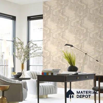72007-3 | 5 Meter x 42 Inch  Geometric Look Wallpaper - 57 Sq. Ft.