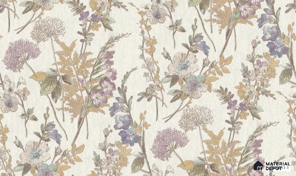 72011-1 | 5 Meter x 42 Inch  Florals Look Wallpaper - 57 Sq. Ft.