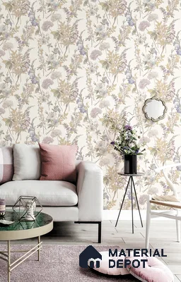72011-1 | 5 Meter x 42 Inch  Florals Look Wallpaper - 57 Sq. Ft.