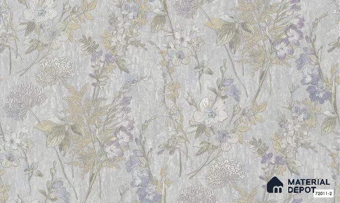 72011-2 | 5 Meter x 42 Inch  Florals Look Wallpaper - 57 Sq. Ft.
