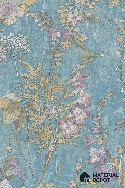 72011-4 | 5 Meter x 42 Inch Florals Look Wallpaper - 57 Sq. Ft.