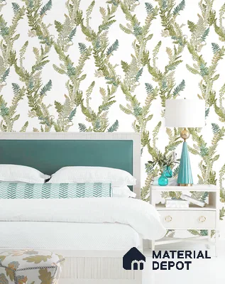 72013-2 | 5 Meter x 42 Inch  Florals Look Wallpaper - 57 Sq. Ft.
